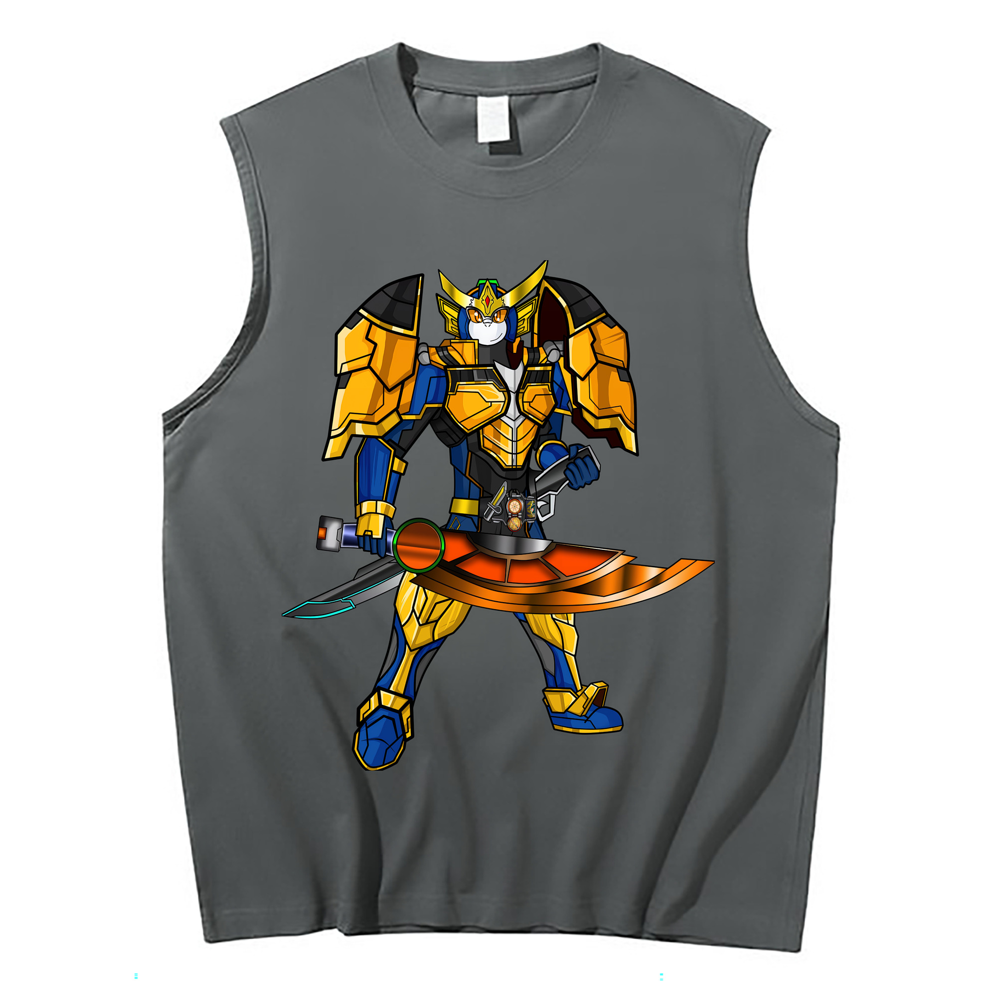 （画像用） Digimon デジタルモンスター/デジモン コットン100％タンクトップ（フロントプリント）